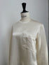 plain satin shirt